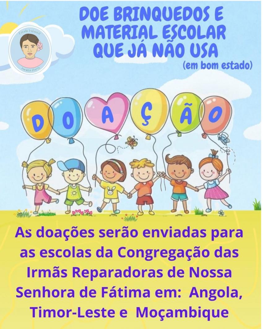 IRNSF promovem campanha solidária de recolha de brinquedos e material escolar para envio para as casas de missão em Angola, Moçambique e Timor Leste
